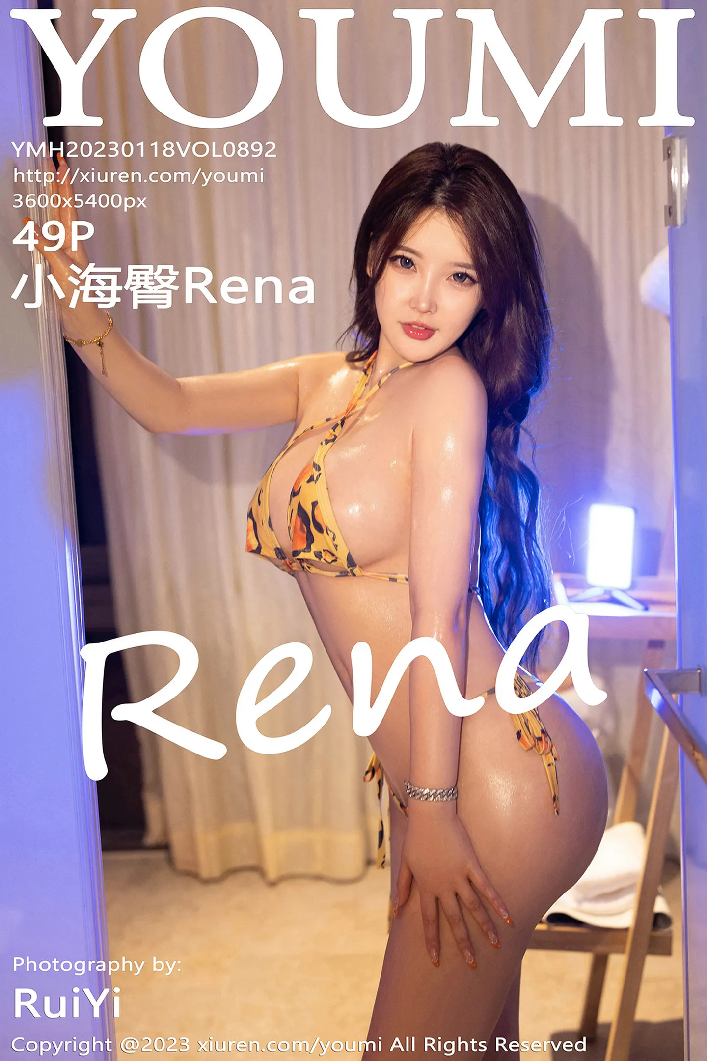 [YouMi尤蜜荟]Vol.892_模特小海臀Rena万宁旅拍浴室黄色比基尼服秀浑圆翘臀诱惑写真49P-秀人网 - XiuRen.Pro